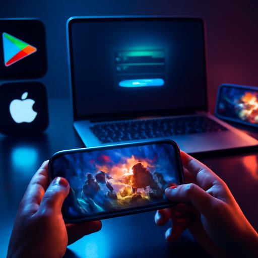 vb88 touch game controls on smartphone